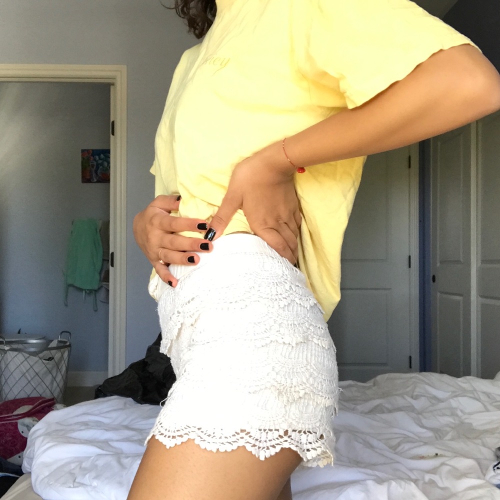Adorable Cream Colored Shorts